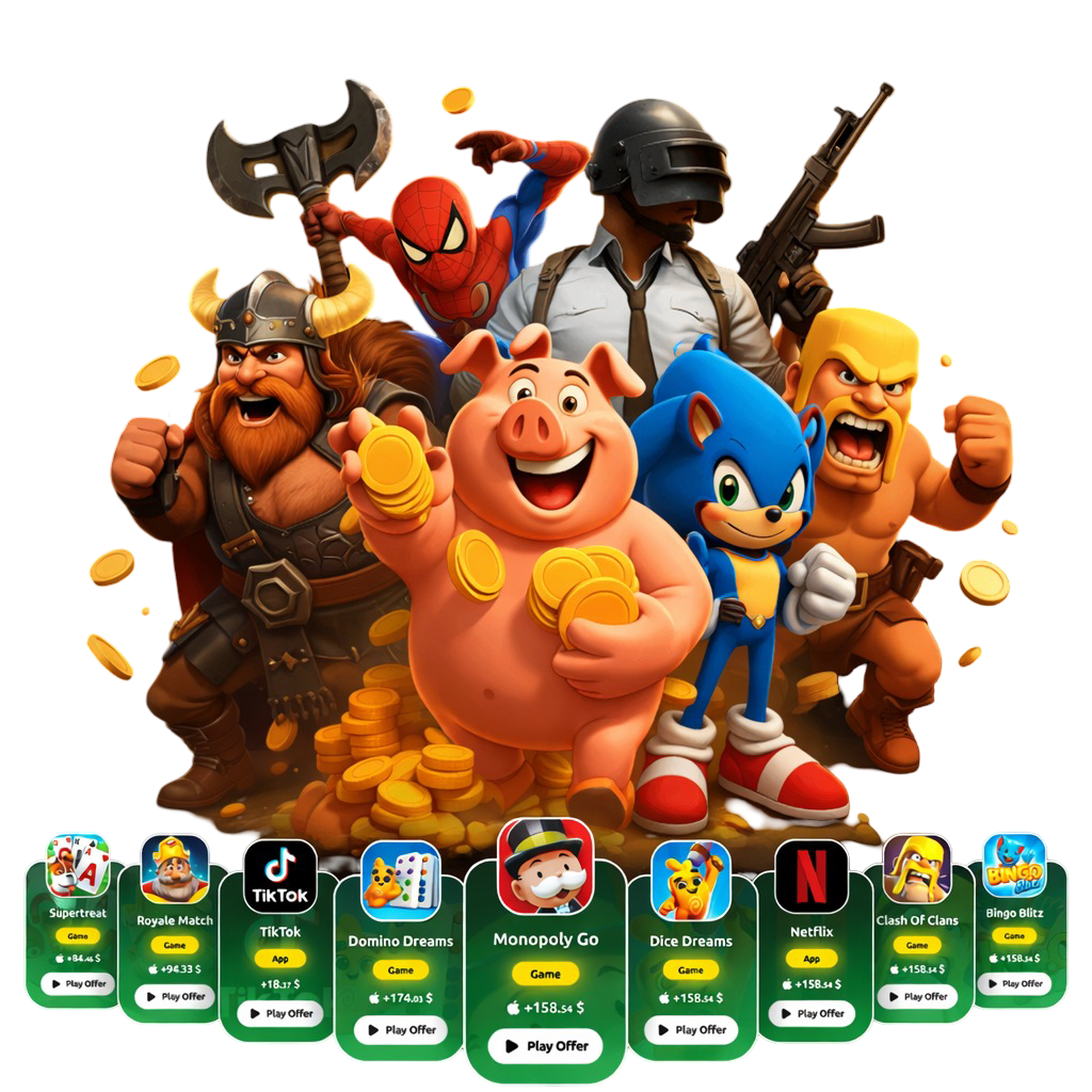 Popular Games on OfferGain